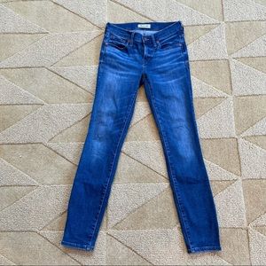 Madewell 8” Skinny Jeans 25 EUC